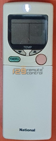 (Local SG Shop) A75C2183. Genuine Used Original National AirCon Remote Control For A75C2183.