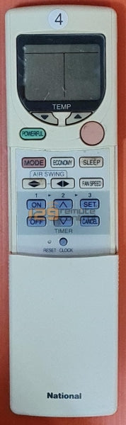 (Local SG Shop) A75C2183. Genuine Used Original National AirCon Remote Control For A75C2183. (Remote Number: 4)