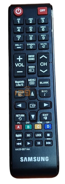 (Local SG Shop) AA59-00714A. AA59-00630A. Genuine New Original Samsung Display Panel TV Remote Control To Replace For AA59-00714A. AA59-00630A.