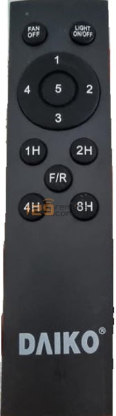 (Local SG Shop) DF314D. Daiko Ceiling Fan Remote Control Substitute Replacement. (5 Speed Type)