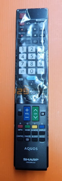 (Local SG Shop) GB039WJSA. New Genuine Original Sharp LED TV Remote Control For GB039WJSA.