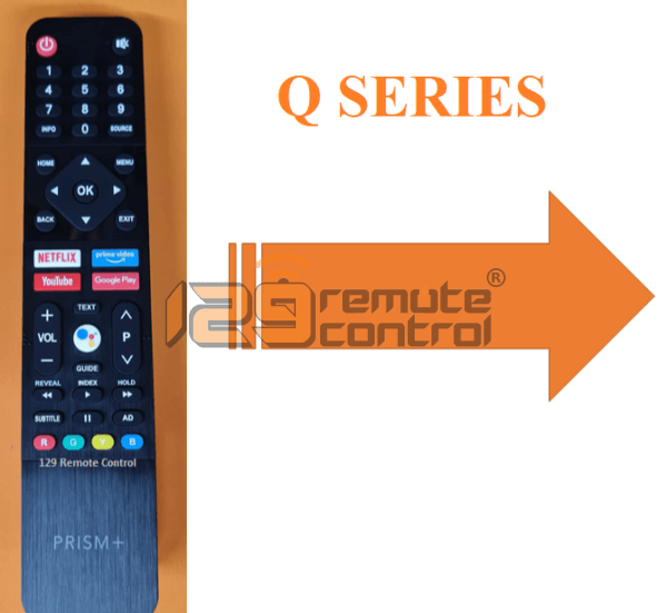 (Local SG Shop) PRISM+ PLUS | Standard Quality Smart TV Handheld Remote Control Replacement For E & Q Series. (GE-ERMV1 & GE-QRMV2)