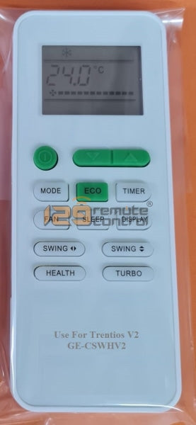(Local Shop) Brand High Quality New Substitute Trentios AirCon Remote Control Replacement GE-CSWHV2