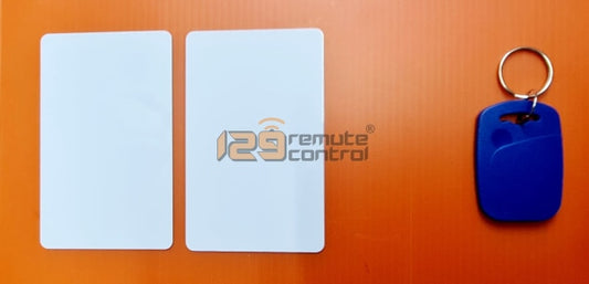 (Local Shop) Combine 2 in 1 Duplication Service of Condo & Office RFID Door Access Key Tags - Blue.