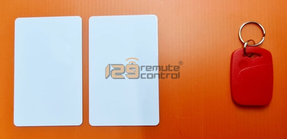 (Local Shop) Combine 2 in 1 Duplication Service of Condo & Office RFID Door Access Key Tags - Red.