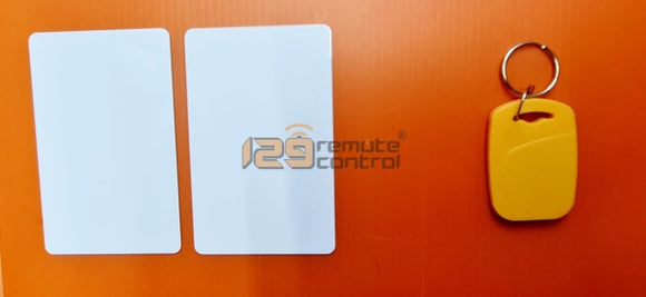 (Local Shop) Combine 2 in 1 Duplication Service of Condo & Office RFID Door Access Key Tags - Yellow.