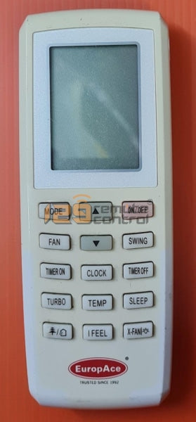 (Local Shop) Europace Used Genuine Original For Europace AirCon Remote Control.