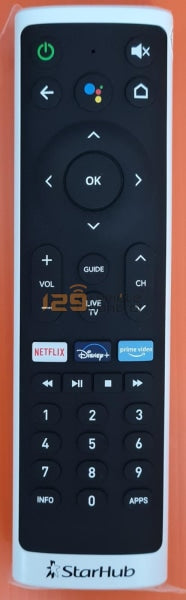 (Local Shop) Genuine New Original Starhub TV Remote Control Android Smart TV (Remote Control Only) Netflix & Disney & Prime Video.