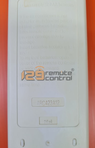 (Local Shop) Genuine Used Original Daikin AirCon Remote Control ARC423A12
