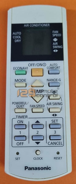 (Local Shop) Genuine Used Original Panasonic AirCon Remote Control A75C3871