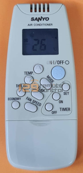 (Local Shop) Genuine Used Original Sanyo AirCon Remote Control for RCS-3S4E-G