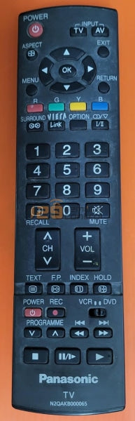 (Local Shop) N2QAKB000065 Used Original Panasonic TV Remote Control N2QAKB000065.