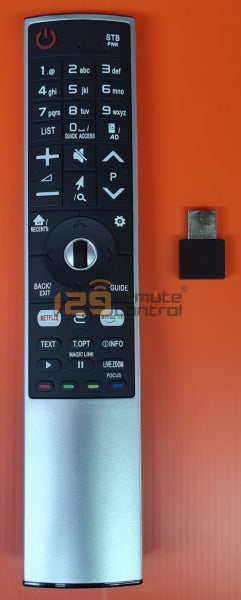 (Local Shop) 49UF850T. New High Quality LG Substitute TV Remote Control To Replace For AN-MR700 - with USB Dongle | NetFlix & Amazon - Version 1.