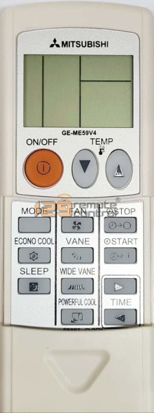 (Local SG Retail Shop) GE-ME59V4. New High Quality Mitsubishi Electric AirCon Remote Control. GE-ME59V4.