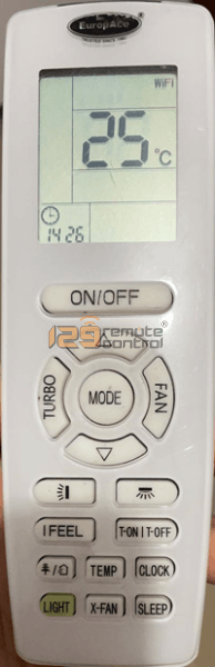 (Local Shop) New High Quality Substitute Remote Control for EuropAce AirCon YAP1F.