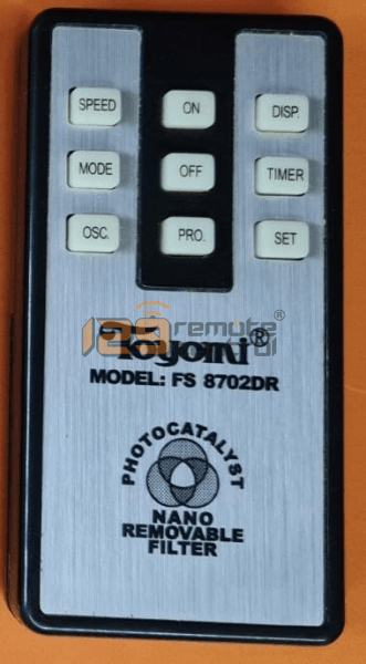 (Local Shop) New Substitute for Toyomi Stand Fan Remote Control FS-8702DR, FS 8702DR