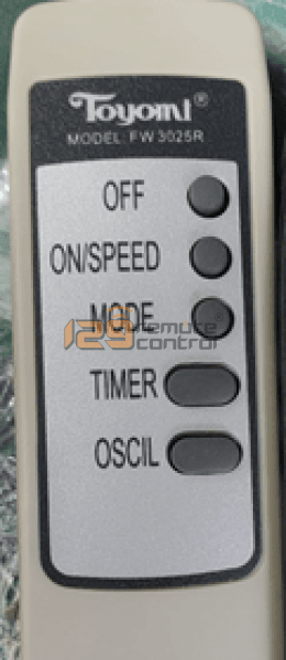 (Local Shop) New Toyomi Wall Fan Remote Control (New Substitute) for FW3025R