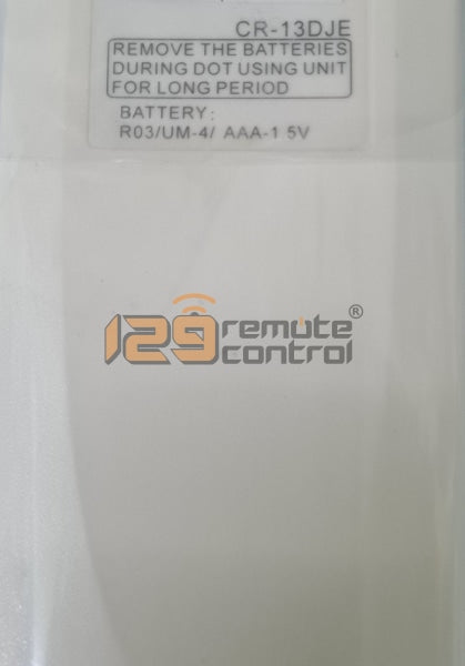 (Local Shop) Used Original Europace Aircon Remote Control For Cr-13Dje.