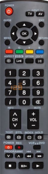 (Local Shop) New High Quality Panasonic TV Substitute Remote Control Replacement.