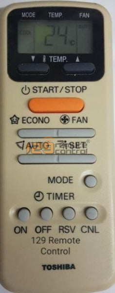 (Local Shop) New High Quality Toshiba AirCon Remote Control - Substitute