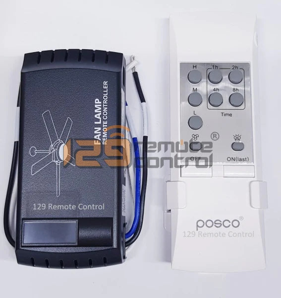 (SG) 10 Set Authentic Genuine New Posco Peak Ceiling Fan with Light Remote Control Receiver Set GE-CF6WS. 3+2.5UF