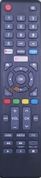(Local SG Shop) Vision New High Quality Substitute Vision Smart TV Remote Control Replacement For Vision.