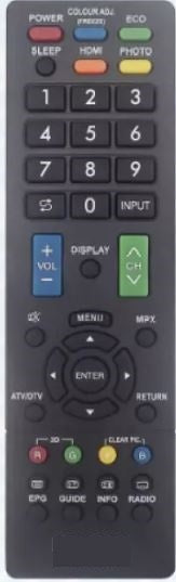 (Local SG Shop) LC-40LE460X. New High Quality Sharp TV Remote Control for Smart TV - New Substitute For LC-40LE460X.