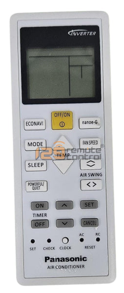 (Local SG Retail Shop) CS-S9TKZW. Alternative New Panasonic AirCon Remote Control Substitute For CS-S9TKZW.