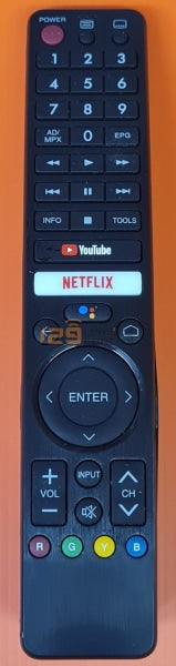 (Local SG Shop) 4T-C50DK1X. New High Quality Sharp TV Remote Control for Smart TV With Voice Command Function - New Substitute For 4T-C50DK1X. GE-V15R.