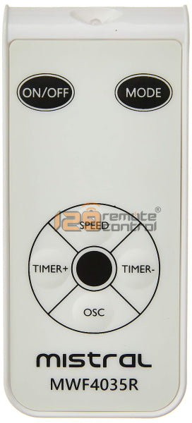 (Local SG Shop) MWF3035R Brand New High Quality Substitute Mistral Stand/Wall Fan Remote Control MWF3035R.