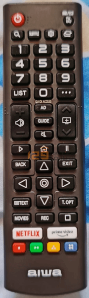 (Local SG Shop) WS-326SH New High Quality Substitute AIWA Smart TV Remote Control Replacement for AIWA Television in Singapore WS-326SH.