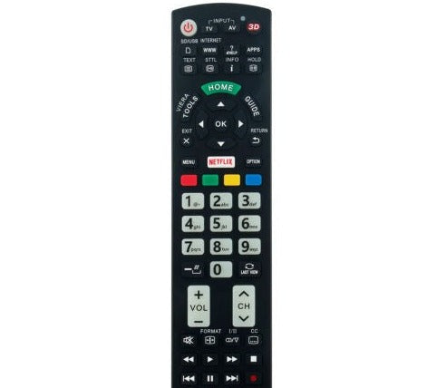 (Local SG Shop) Panasonic TV Universal New High Quality Panasonic TV Alternative Remote Control. For Panasonic TV. Parts: GE-PANUTV4
