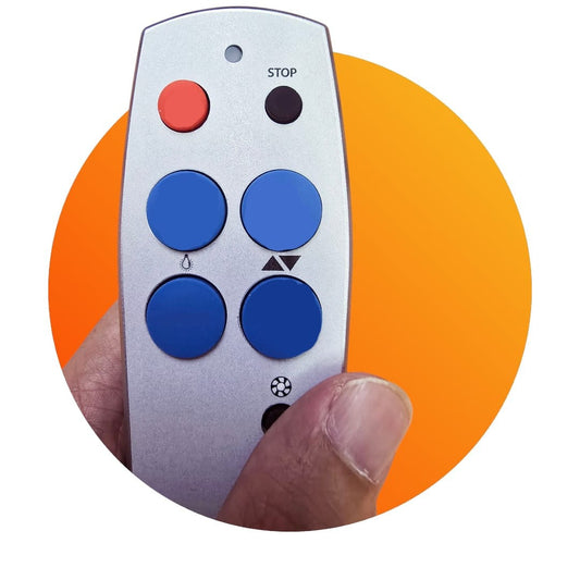 (Local SG Retail Shop) V5 GE-WL1001. New High Quality Substitute Wellex Laundry Remote Control Replacement. V5 GE-WL1001.