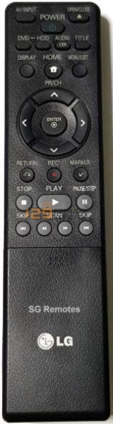(Local SG Shop) RH589H. Genuine New Original LG DVD Recorder Remote Control RH589H.