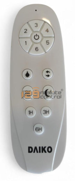 (Local SG Retail Shop) (6 Speed Type) Daiko Ceiling Fan Remote Control Original Replacement. (6 Speed Type)