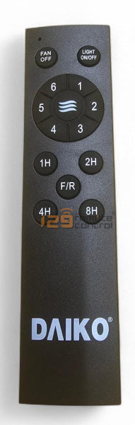 (Local SG Retail Shop) Remote Only. (6 Speed Type) Daiko Ceiling Fan Remote Control Original Replacement. (6 Speed Type)