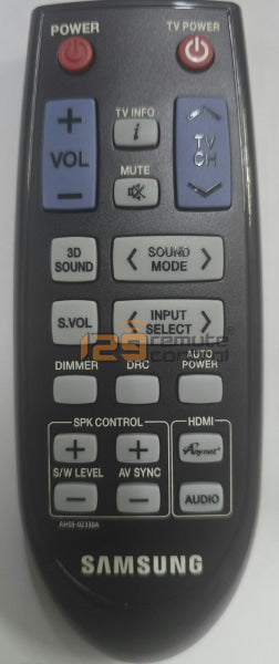 (Local SG Retail Shop) AH59-02330A. Genuine New Original Samsung Sound Bar Remote Control For AH59-02330A.