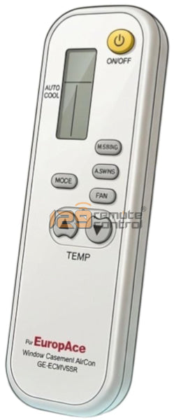 (Local SG Retail Shop) CR-13DJEE. EuropAce Window Casement AirCon Remote Control Replacement CR-13DJEE (Photo For Sample Only)