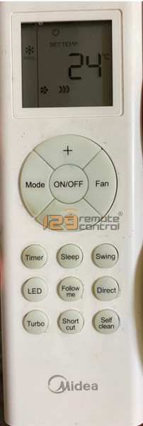 (Local SG Retail Shop) Genuine New Original/Alternative Midea AirCon Remote Control.