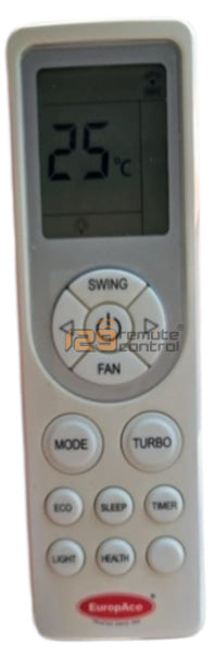 (Local SG Retail Shop) New EuropAce AirCon Remote Control Remote Control Replacement For EuropAce.
