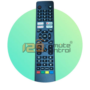 (Local SG Retail Shop) New High Quality Sharp TV Remote Control for Smart TV With Voice Command Function - New Substitute.