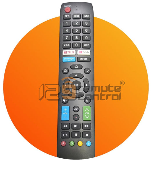 (Local SG Retail Shop) RNF04. GE-S5V4. Sharp Smart TV Remote Control For Sharp TV Replacement For RNF04. GE-S5V4.