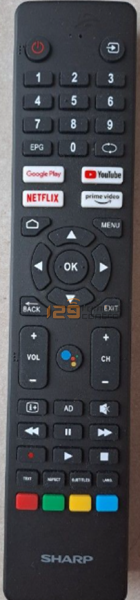 (Local SG Shop) 2T-C42EG2X. New High Quality Sharp TV Remote Control for Smart TV New Substitute For 2T-C42EG2X Only.