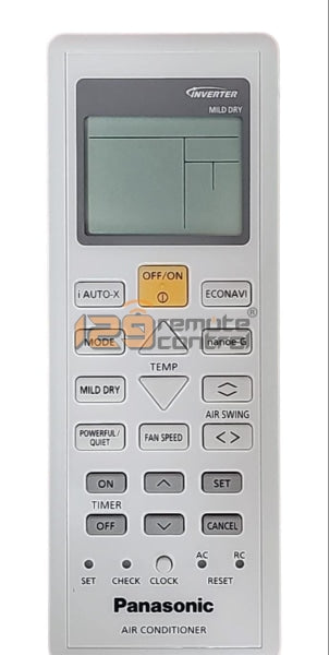 (Local SG Shop) ACXA75C07360 Genuine New Original Panasonic AirCon Remote Control For ACXA75C07360.