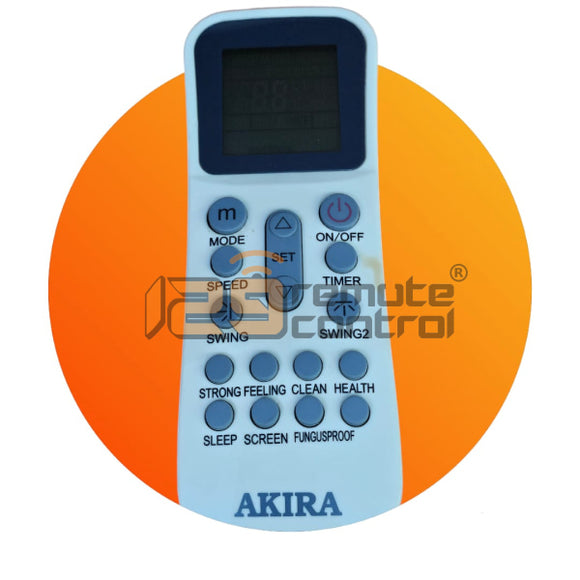 (Local SG Shop) Akira Portable AirCon Remote Control Remote Control Alternative Replacement. 