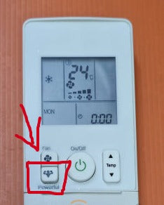 (Local SG Shop) Alternative CTKS50QVM - Substitute Daikin AirCon Remote Control To Replace for Model: CTKS50QVM. (Non Original) GE-D466HQ/A19