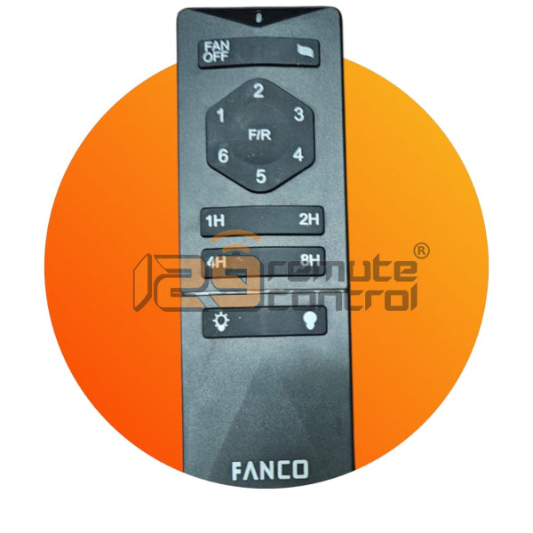 (Local SG Shop) Alternative Fanco Remote Ceiling Fan Remote Control Replacement. (Remote Control Only) GE-BLK20RDC.