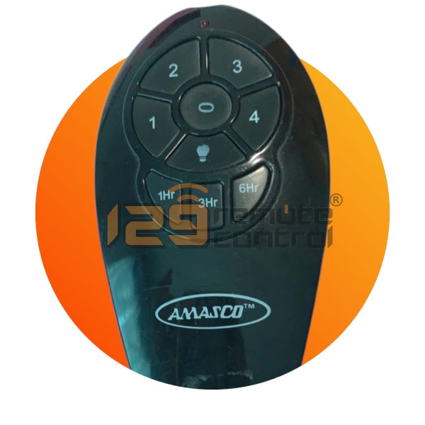 (Local SG Shop) Amasco Ceiling Fan Remote Control Alternative Replacement. (Black)
