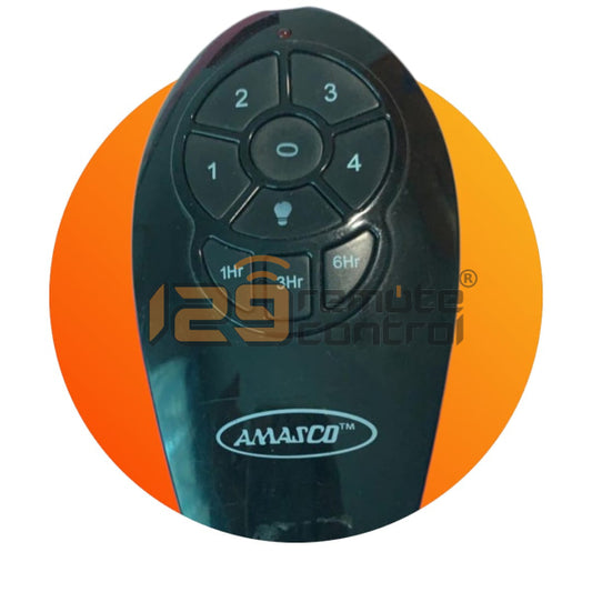(Local SG Shop) Amasco Ceiling Fan Remote Control Alternative Replacement. (Black)