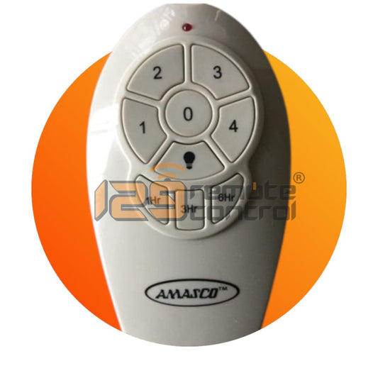(Local SG Shop) Amasco Ceiling Fan Remote Control Alternative Replacement. (White)